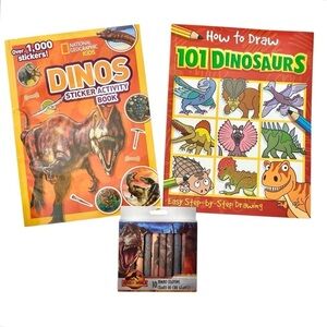 New Craft Dinosaur Set of 3